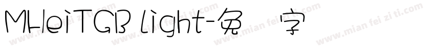 MHeiTGB Light字体转换